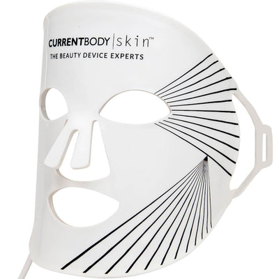 CurrentBody Skin Máscara de terapia de luz LED + Mascarillas de hidrogel CurrentBody Skin (Pack de 10)