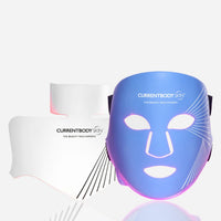 Kit Máscara de Luz LED Azul & Cuello y Escote