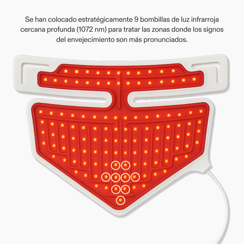 Dispositivo LED para el cuello y escote