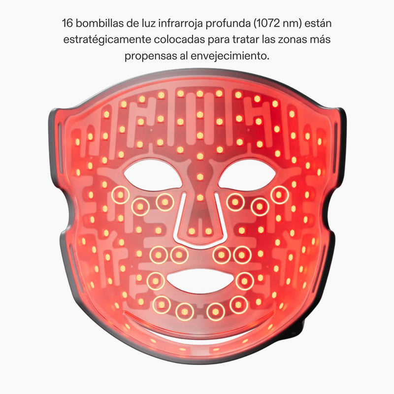 Máscara LED Facial de Luz Roja CurrentBody Skin