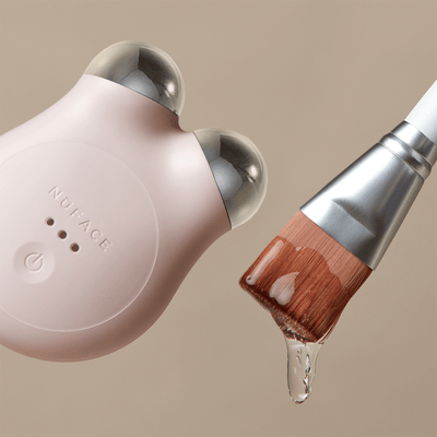 NuFACE Mini+ Kit de inicio para la tonificación facial