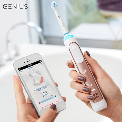 Oral-B Genius 8000 Sensitive Cepillo Eléctrico en Oro Rosa