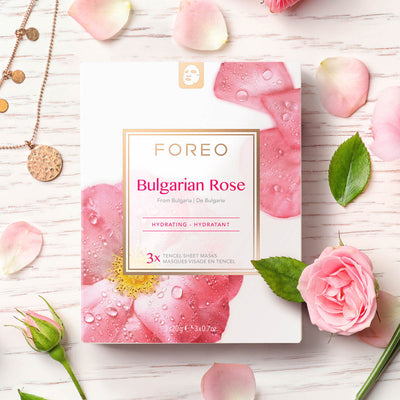 FOREO Mascarilla Bulgarian Rose Moisture-Boosting x 2 Packs (6 mascarillas)