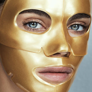 MZ Skin mascarilla dorada de tratamiento facial HYDRA-LIFT (5 mascarillas)