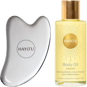 Hayo'u set de restaurador corporal y aceite para el cuerpo