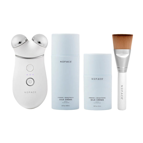 NuFACE TRINITY+ Set de Edición Limitada de Rutina de Tonificación Facial Avanzada Inteligente