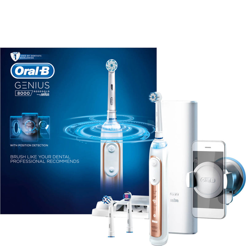 Oral-B Genius 8000 Sensitive Cepillo Eléctrico en Oro Rosa