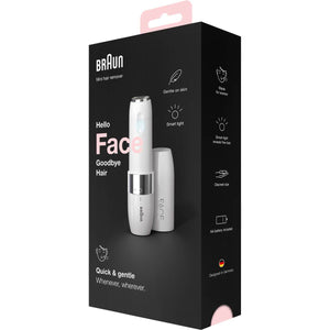 Braun FS1000 mini depiladora facial para mujeres