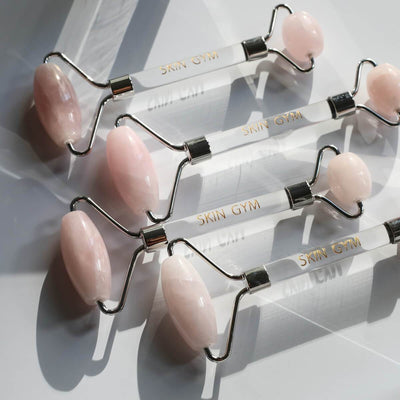 Roller facial de cuarzo rosa Skin Gym