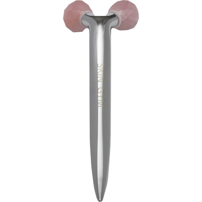 Roller de belleza de cuarzo rosa Skin Gym Revi