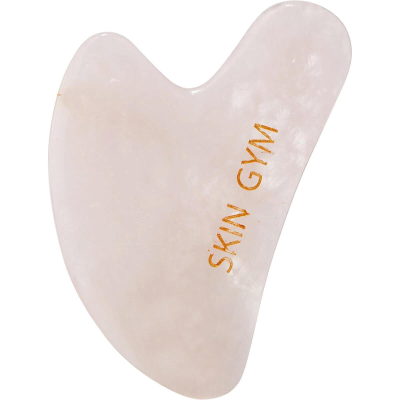 Piedra de cuarzo rosa Gua Sha Skin Gym