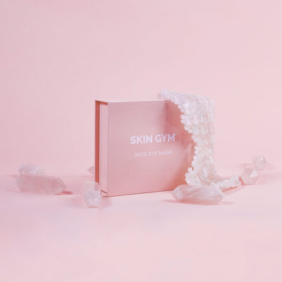 Máscara para ojos de cuarzo rosa Skin Gym
