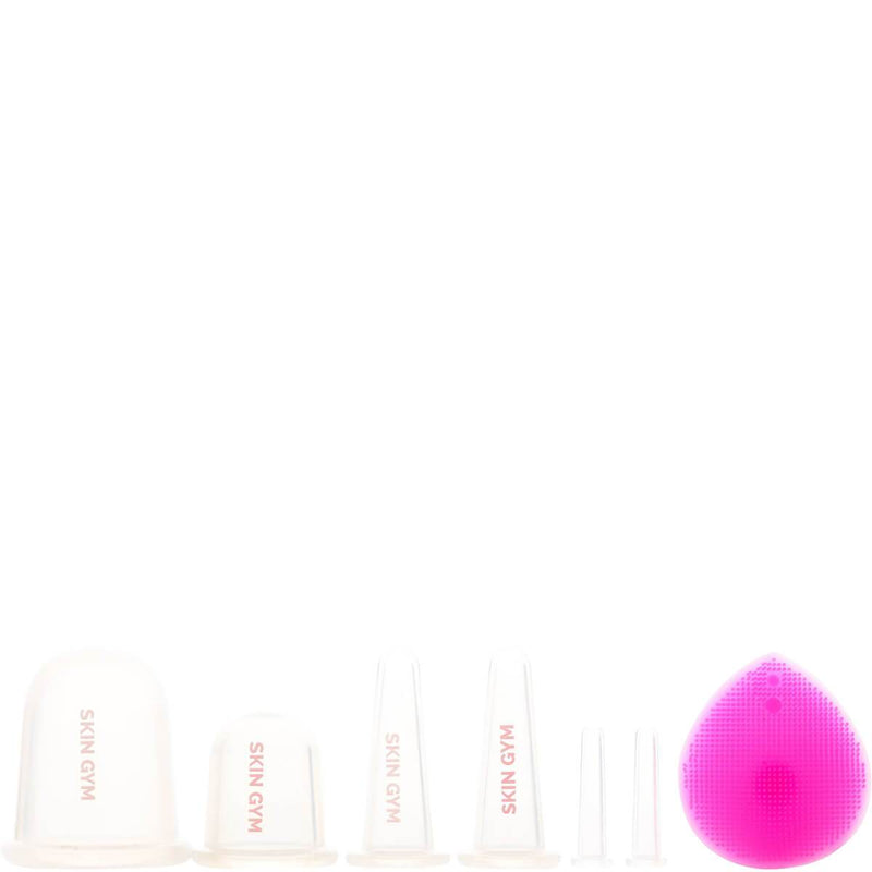 Brilla por completo con este set de ventosas para la cara y el cuerpo de Skin Gym, diseñado para mejorar la circulación y tonificar la piel. Después de los tratamientos, la piel se rejuvenecerá y brillará al instante, con líneas finas y arrugas visiblemente reducidas.