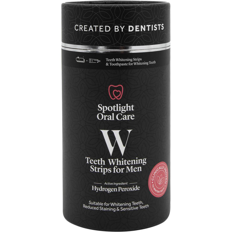 Spotlight Oral Care Tiras de blanqueamiento dental para hombre