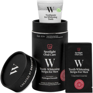 Spotlight Oral Care Tiras de blanqueamiento dental para hombre