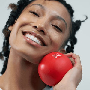 FACEGYM Face Ball Mini Pelota Roja de Yoga para la Cara